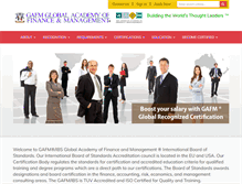 Tablet Screenshot of gafm.com